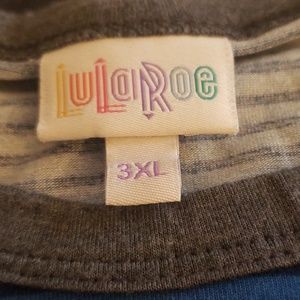 Lularoe Blue and Grey Randy-T